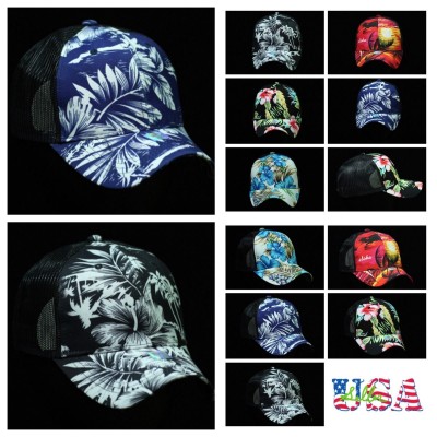 Plain Baseball Cap Mesh Hawaiian Caps Fashion Hats Floral Hat Trucker Snapback  eb-72117334